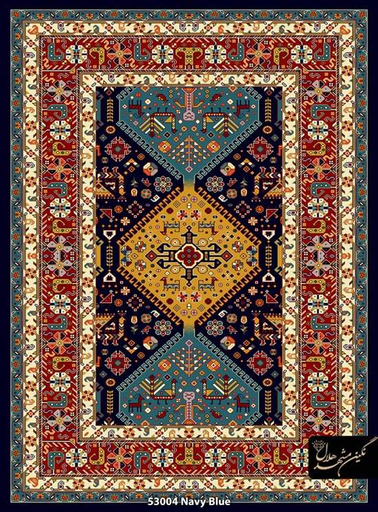 گبه ماشینی 480 شانه طرح حاشیه دار