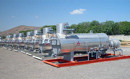 هيترهاي غيرمستقيم گاز