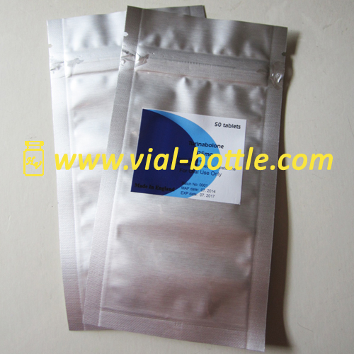 Alu bag, aluminum bag zip bag for tablet packaging with printing labels