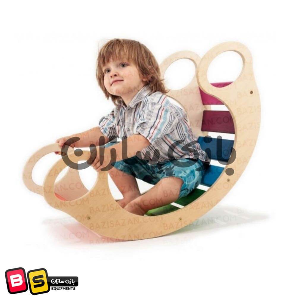 راکر کودک چندکاره طرح رنگین کمان