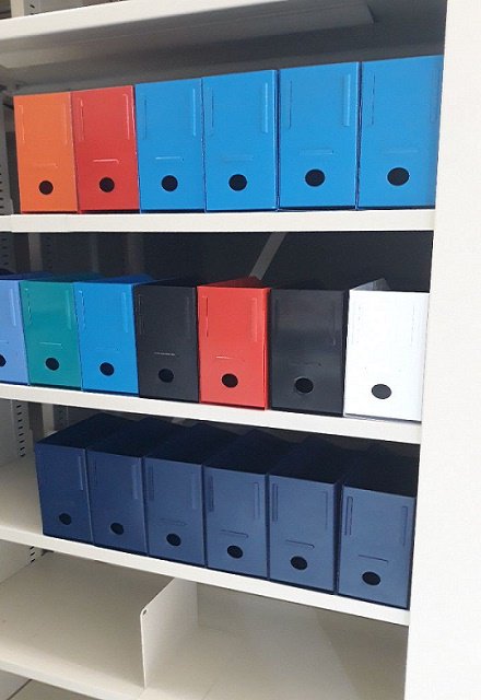 پوشه دان فلزی الوان