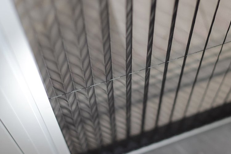 توری UPVC پلیسه ای تک فریم