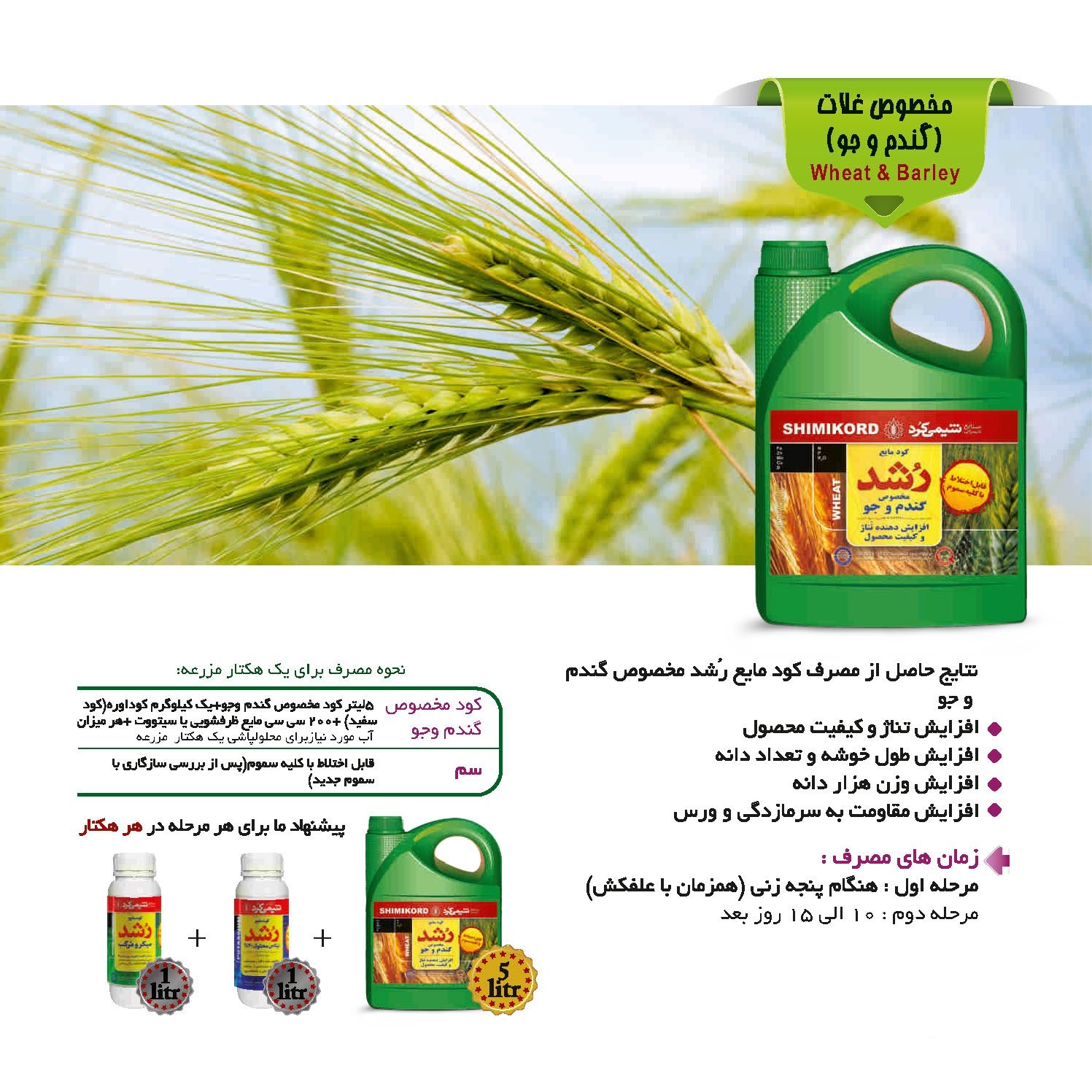 Full fertilizer for cereal (wheat and barley)