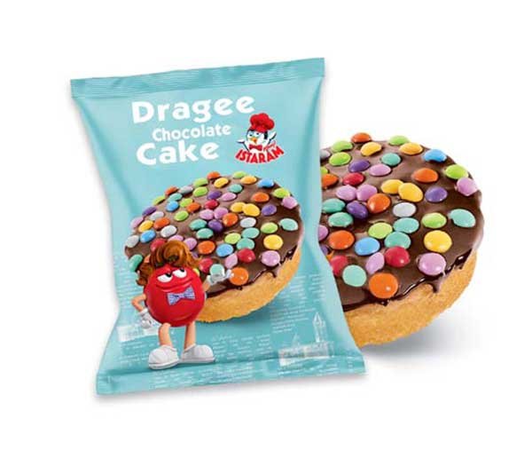 کیک شکلاتی دراژه ای