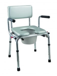 Extra wide Steel commode chair P49 CA6671