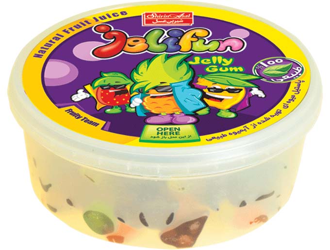 پاستیل ژلی فان سطلی میوه ای