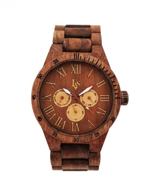 ساعت مچی چوبی مردانه مدل پردیس pardis
