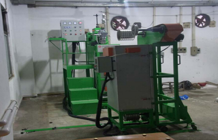 اکسترودر لوله سیلیکونی زخم مرکب (نوار).