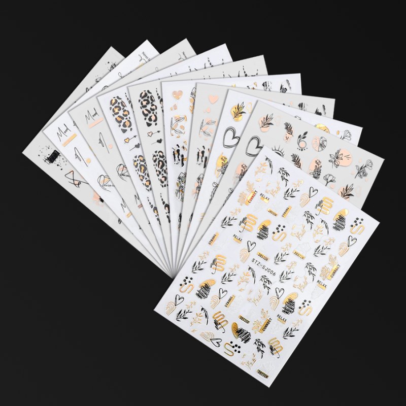 STZ-SJ001-009 Gilded Sticker