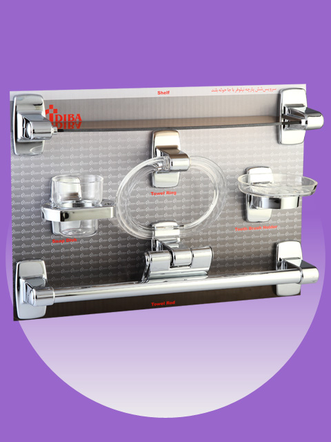 شش پارچه نیلوفر با جا حوله ای بلند