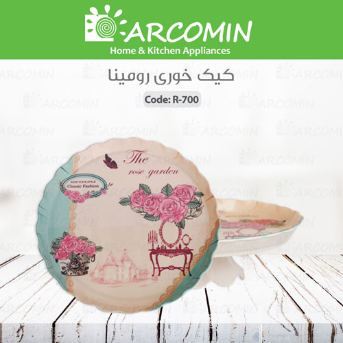 کیک خوری طرح باغ گل