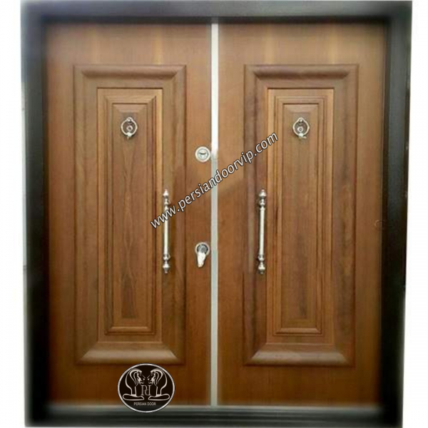 درب لابی چوبی مدل pdL1002