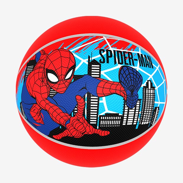 توپ بسکتبال لاستیکی سایز5(طرح اسپایدرمن)