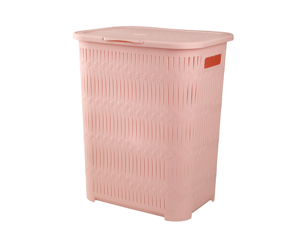 سبد رخت دربدار بلند طرح بامبو