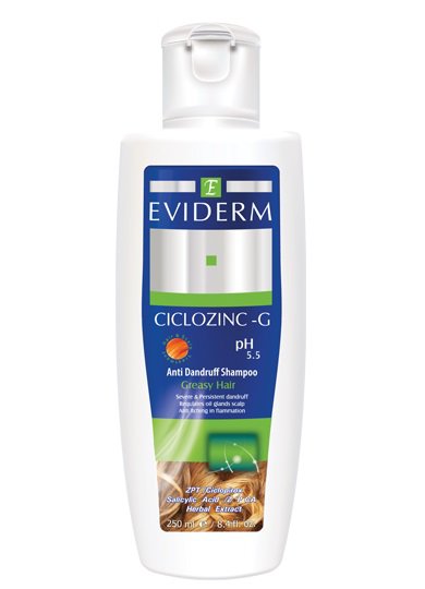 Cyclozinc J anti-dandruff shampoo for oily hair