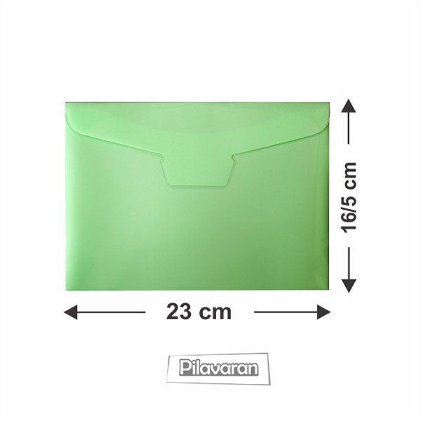 پاکت افقی A۵ زبانه دار