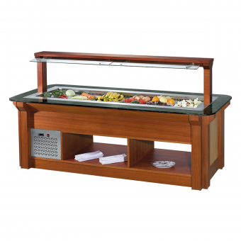 Buffet Equipment Commercial Salad Bar Refrigerator For Restaurant