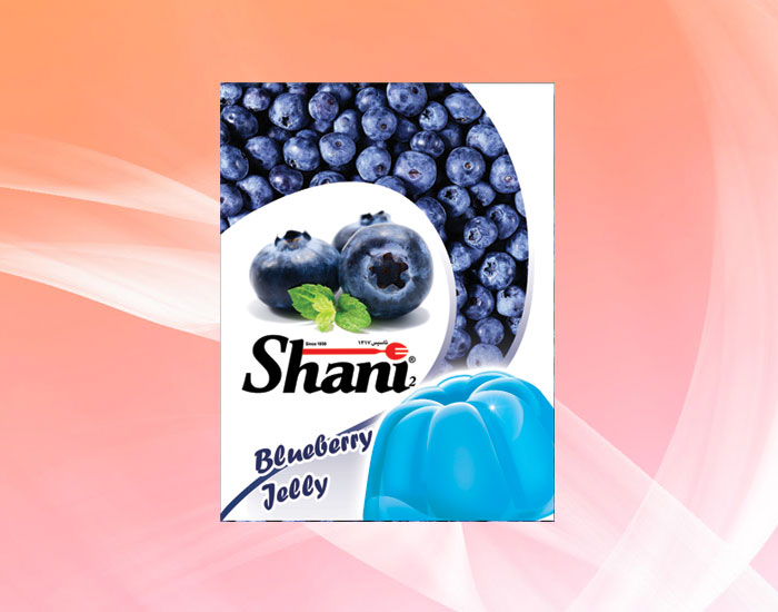 پودر ژله تمشک آبی