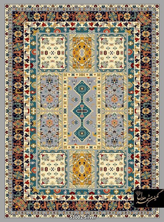 گبه ماشینی 480 شانه طرح گلستان