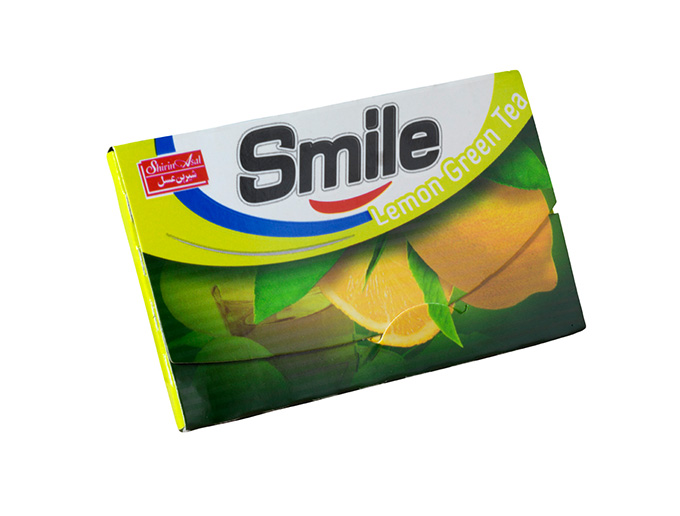 آدامس استیک اسمایل 7 عددی - لیمو چای سبز