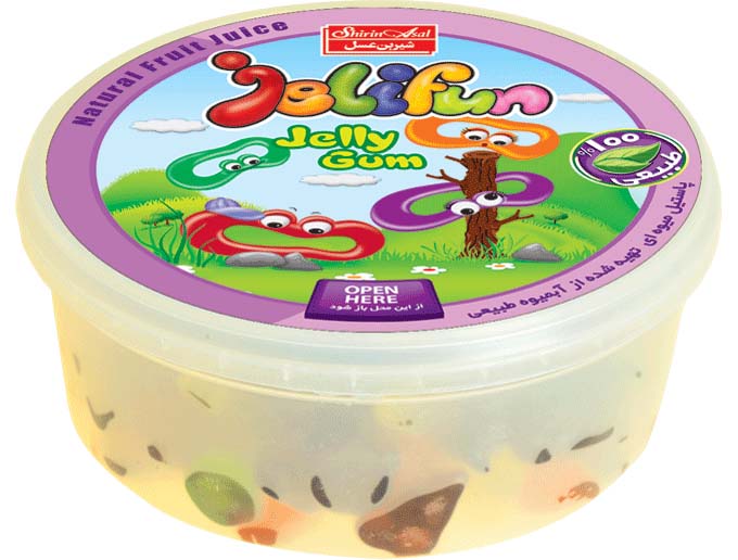 پاستیل ژلی فان سطلی حلقه ای