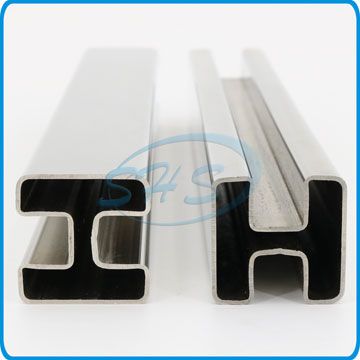 Stainless Steel Square Pipes with Double Slot