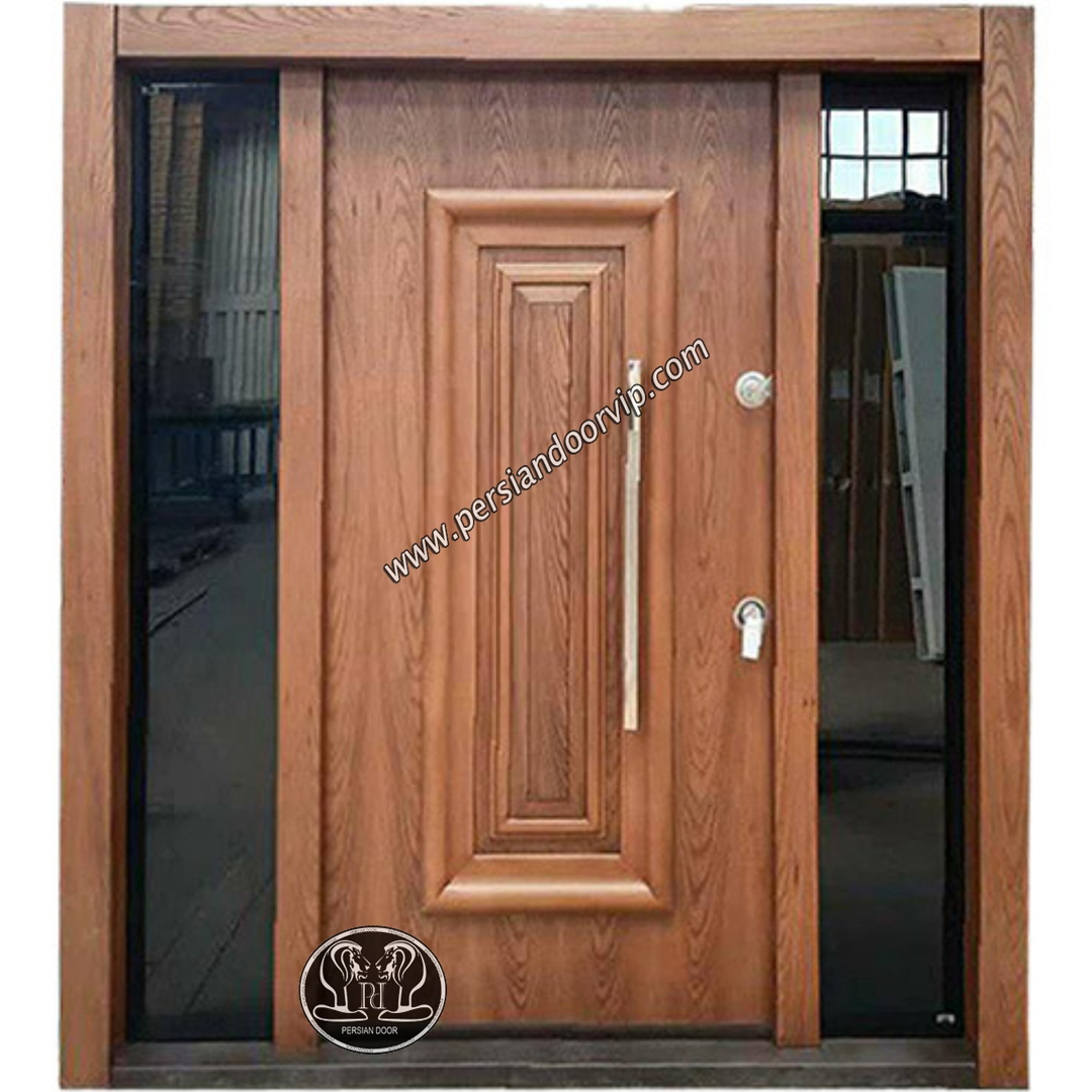 درب لابی چوبی مدل pdL1001