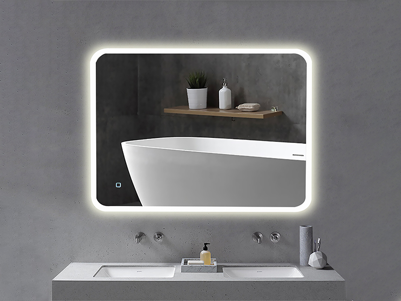 LED Vanity Mirror Customized Both Horizontal & Vertical LYS-LEDM-F201VH
