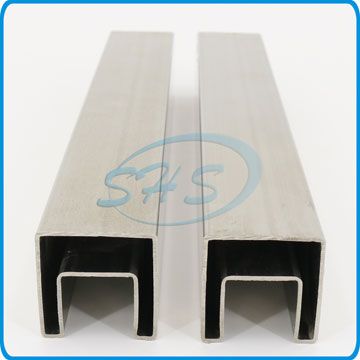 Stainless Steel Square Pipes with Single Slot