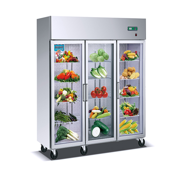 1600L Stainless Steel Commercial Refrigerator Freezer KD1.68B3T