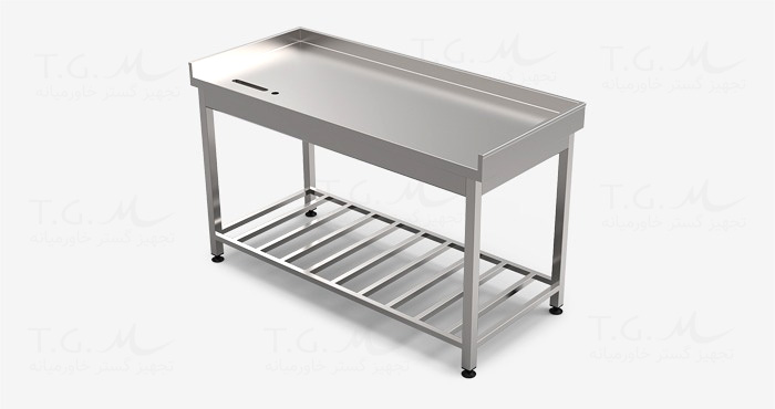 Clean the rice work table