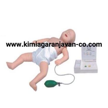 مانکن CPR نوزاد با گاید الکتریکی