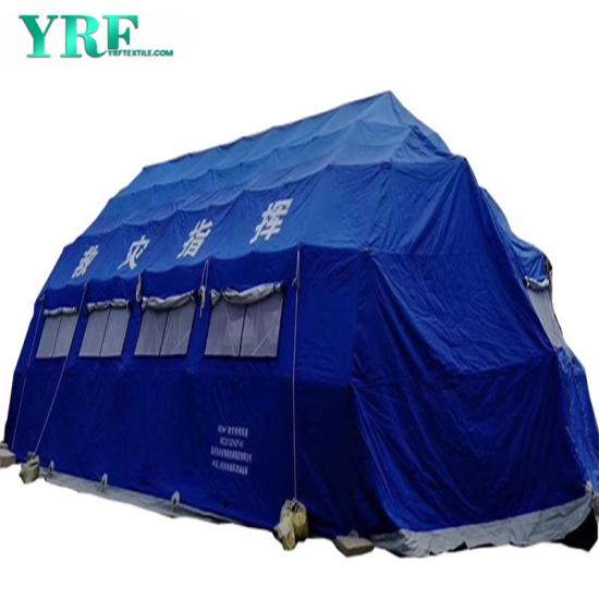 Hot Sale China Emergency Tent Big Terpal Pvc Waterproof Tents Fiberglass Pole 16 Person Tents