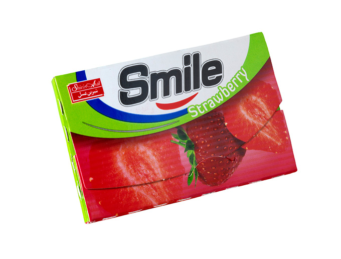 آدامس استیک اسمایل 7 عددی - توت فرنگی