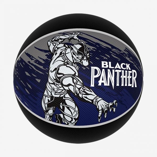 توپ بسکتبال لاستیکی سایز5(طرح بلک پنتر)