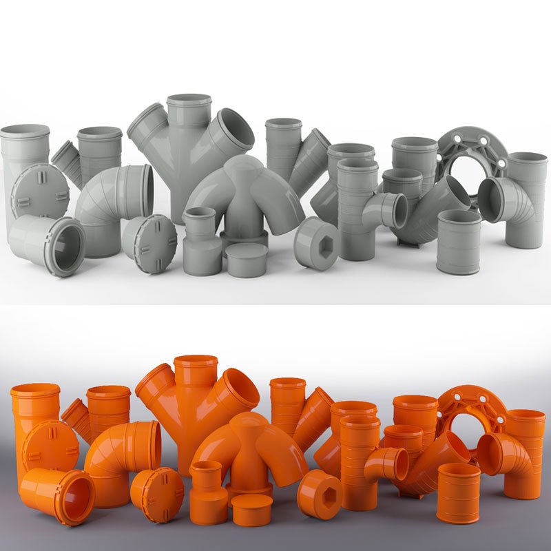 Modern Plastic Fittings