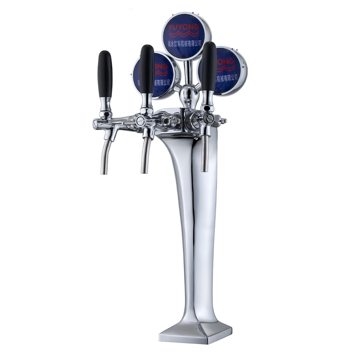 Diagonal single head rice wine column