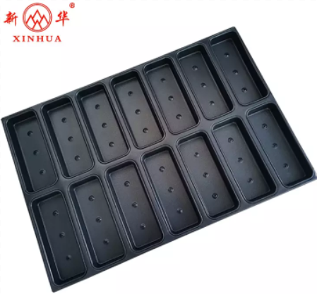 قالب نان مستطیلی سوراخ دار آلوستیل