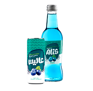 آبمیوه گازدار بلوبری عالیس