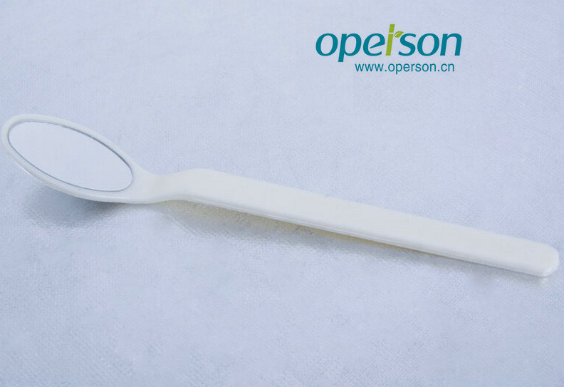 OBLATE DENTAL MIRROR