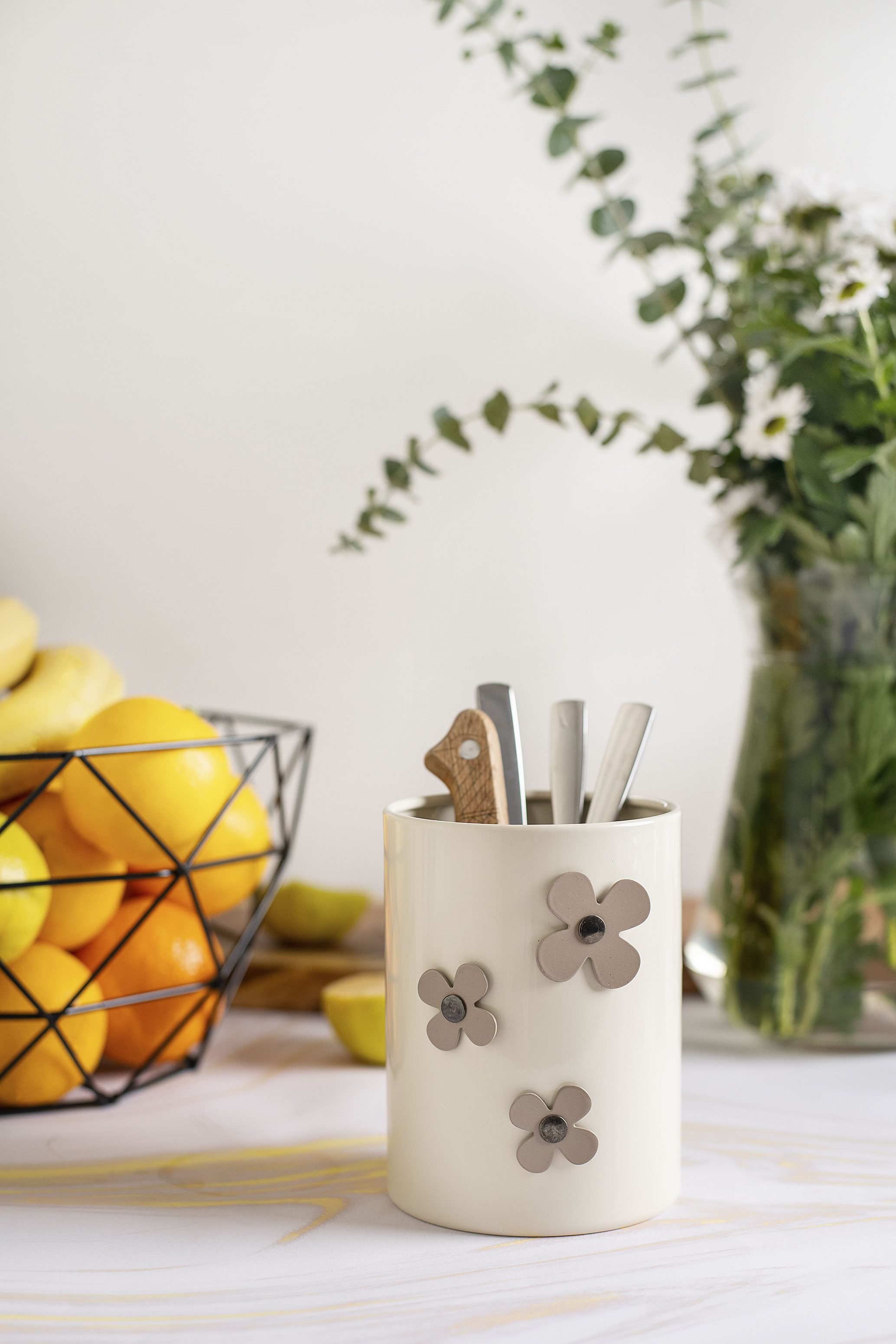 جاقاشقی تکی متوسط استیل رنگی گلدار