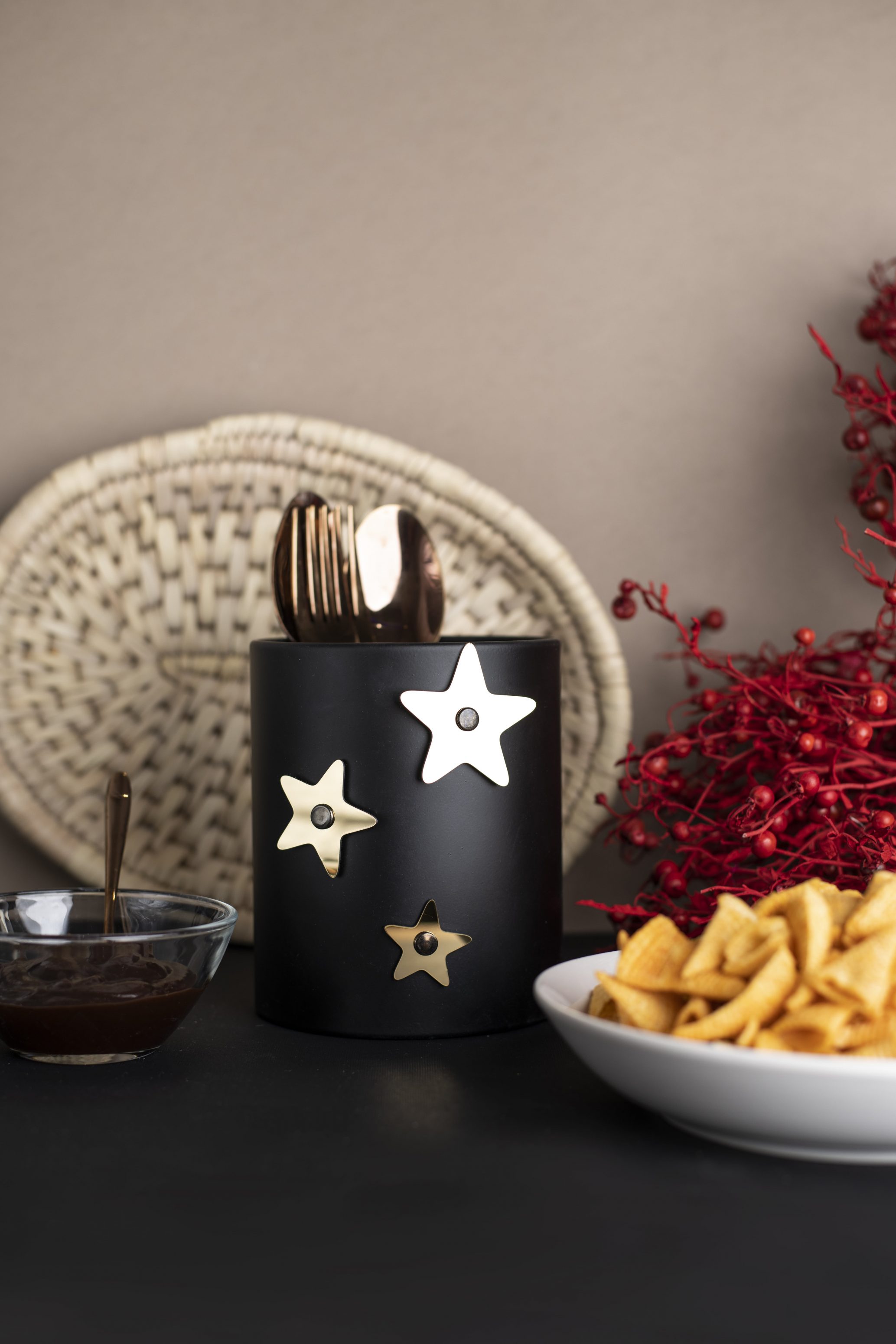 جاقاشقی تکی بزرگ استیل رنگی گلدار