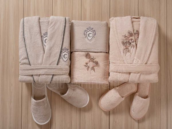 ست حوله پالتویی دوقلو کد A2