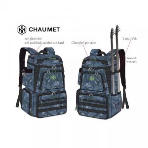 New Design Fishing Tackle Backpack With Rain Cover 4 Tackle Box