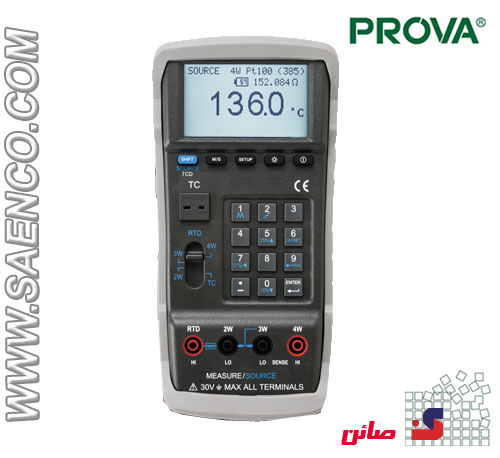 کالیبراتور ترمومتر، ترموکوپل (RTD+TC) مدل Prova-136 ساخت کمپانی PROVA تایوان