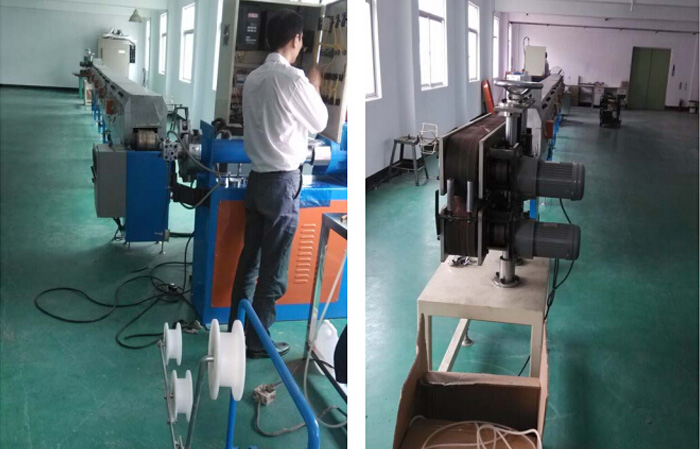 اکسترودر لوله بافته سیلیکونی