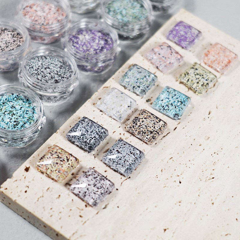 12-Color Marble Fudge Powder