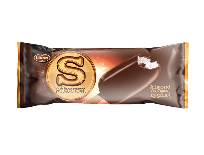 بستنی استورم شکلات شیری