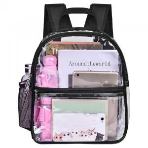 Clear Small Backpack Stadium Approved, Water Proof Transparent Backpack