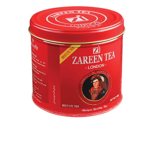 چای کنیایی قوطی فلزی قرمز زرین (CTC کله مورچه)
